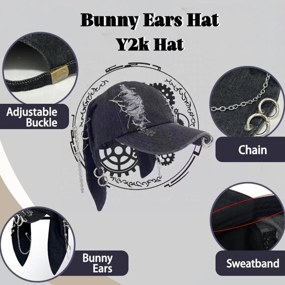 Animal Hat with Moving Ears Pop Up Beating Plush Cosplay Dress Up Gift for Kids main image 4